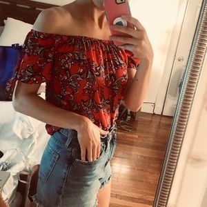 Off-the-Shoulder Blouse